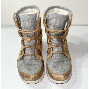 Sorel Explorer Joan Snow Boots Women's 10.5 Brown Outdoor Waterproof Hiking Trai